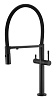 Boheme Uno Смеситель для кухни с возм. подключения фильтра, длина излива 22 см, цвет: black 115-B