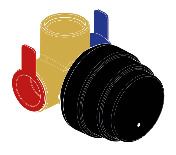 Almar Shut Off Гигиенический душ, внутренняя часть E134004