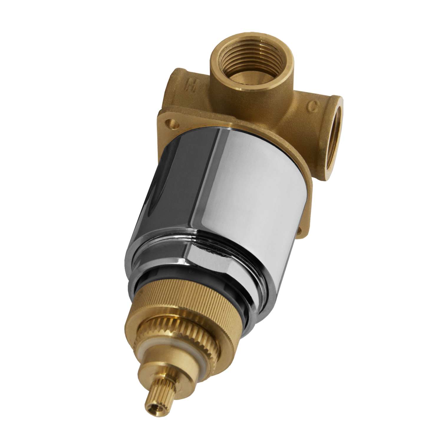 Remer Q-Elegance Термостат для душа встраиваемый, 1 потребитель, с встраиваемой частью, цвет: cromo QT30