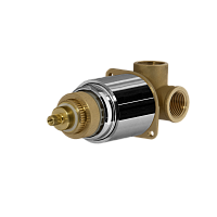 Remer Q-Elegance Термостат для душа встраиваемый, 1 потребитель, с встраиваемой частью, цвет: cromo QT30