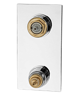 Remer Q-Elegance Термостат для ванны встраиваемый, 4 потребителя, с встраиваемой частью, цвет: cromo QT94