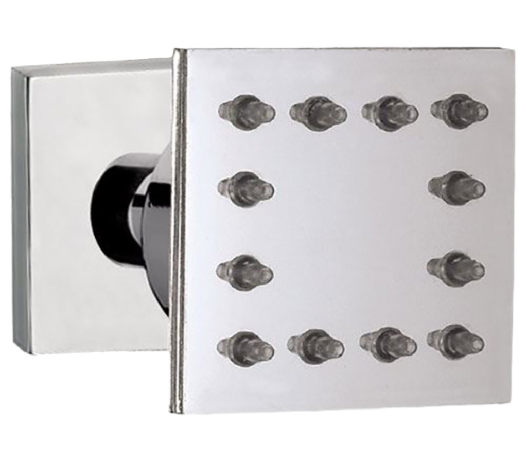 Remer Душевая форсунка бокового душа 5 см регулируемая, цвет: cromo QX34JET