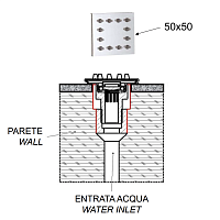 Remer Душевая форсунка бокового душа 5 см, цвет: cromo QX34JETB
