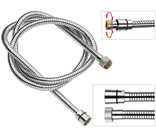 Remer Душевой шланг 150 см, цвет: cromo 333CNDGAT150