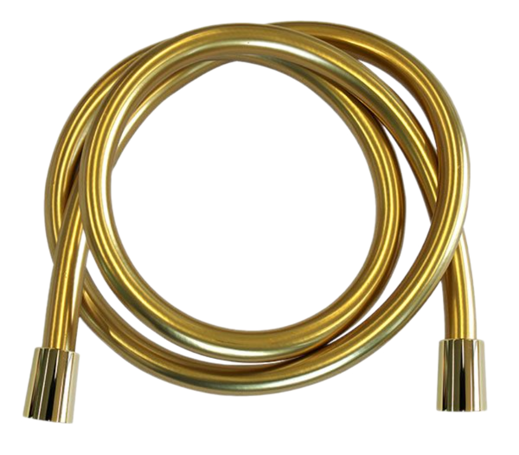 Remer Душевой шланг ПВХ 150 см, цвет: oro lucido 332CN2G150DO