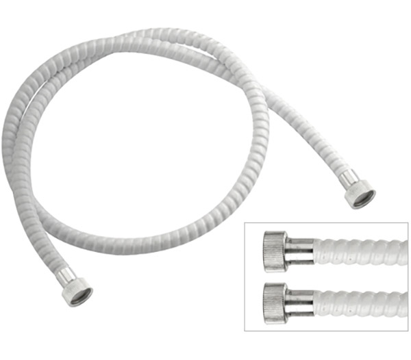 Remer Душевой шланг пвх 150 см, цвет: bianco 334bi150