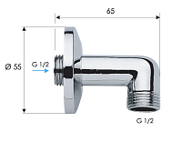 Remer Шланговое подключение, цвет: cromo 309