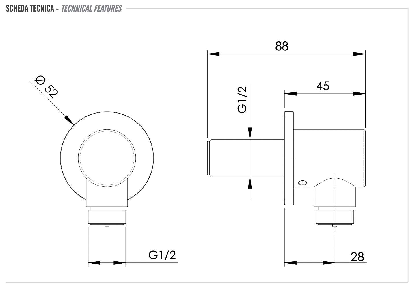 Remer X Style Inox Шланговое подключение, цвет: inox spazzolato SS309