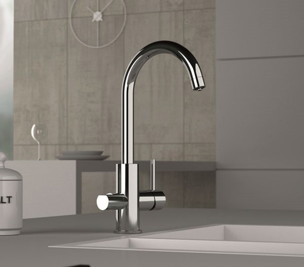 Remer X Style Смеситель для кухни, с независимым каналом для питьевой воды, цвет: cromo N792DW