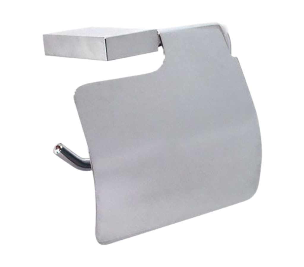 Remer Flat Держатель туалетной бумаги с крышкой, подвесной, цвет: cromo FT60CR