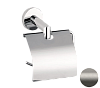 Remer Guest Держатель туалетной бумаги с крышкой, подвесной, цвет: nichel spazzolato opaco GS60NPO