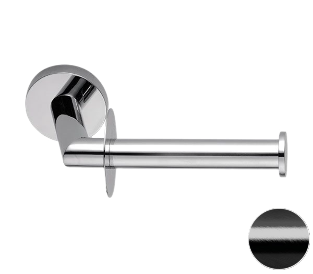 Remer Guest Держатель туалетной бумаги, подвесной, цвет: cromo nero spazzolato GS61CFP