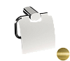 Remer Lounge Держатель туалетной бумаги с крышкой, подвесной, цвет: vecchio ottone LN60VO