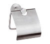 Remer Minimal Inox Держатель туалетной бумаги с крышкой, подвесной, цвет: inox/cromo Mi60INOXCR