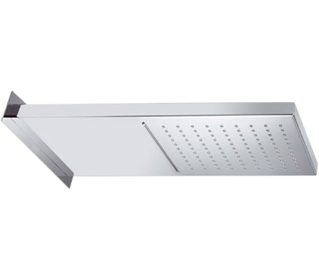 Remer Верхний душ настенный 20x50 см, 2 режима, цвет: cromo 350SSCAX