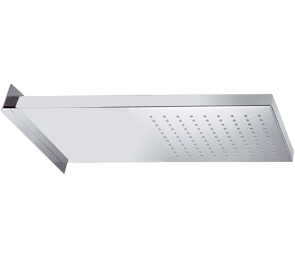 Remer Верхний душ настенный 20x50 см, 1 режим, цвет: cromo 350SSX