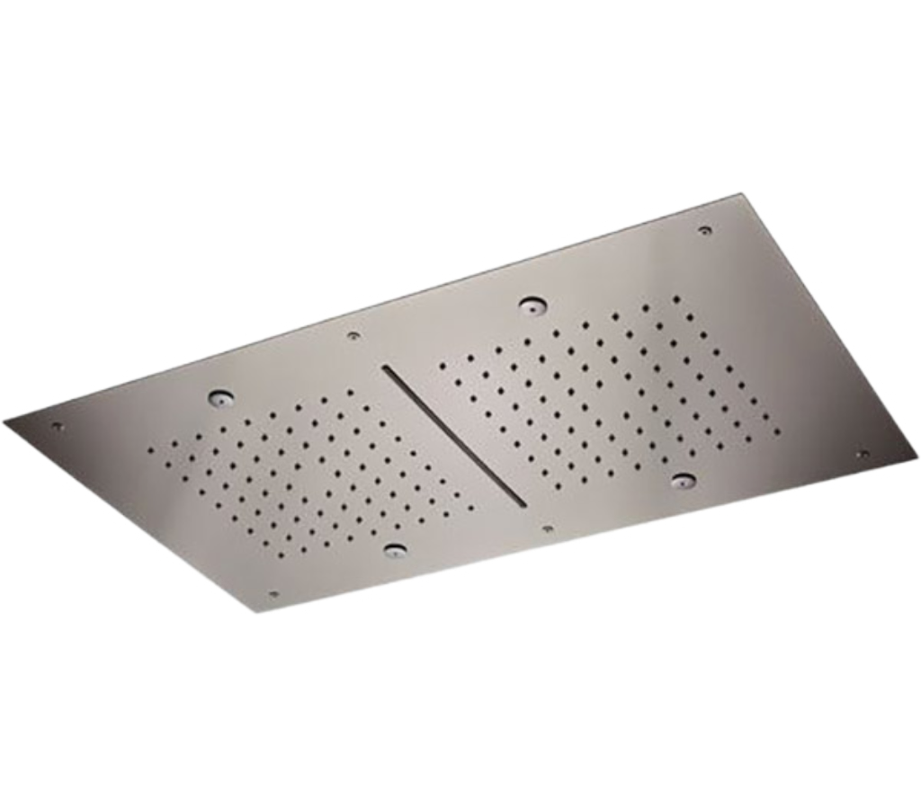 Remer Верхний душ встраиваемый в потолок 70x40 см, 3 режима, цвет: cromo 357SFR7040NC