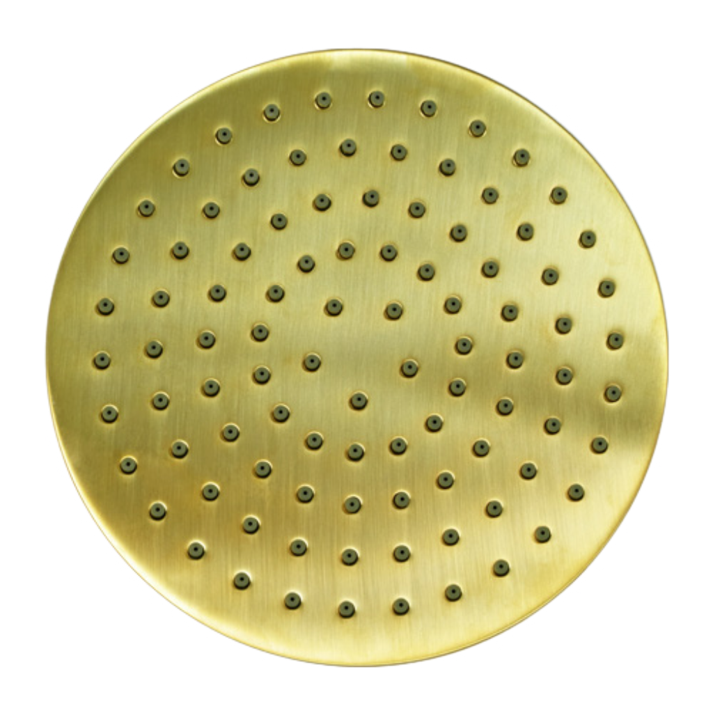 Remer Верхний душ 20 см, 1 режим, без кронштейна, цвет: oro spazzolato 359MM20BGX