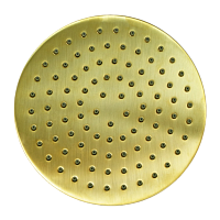 Remer Верхний душ 20 см, 1 режим, без кронштейна, цвет: oro spazzolato 359MM20BGX