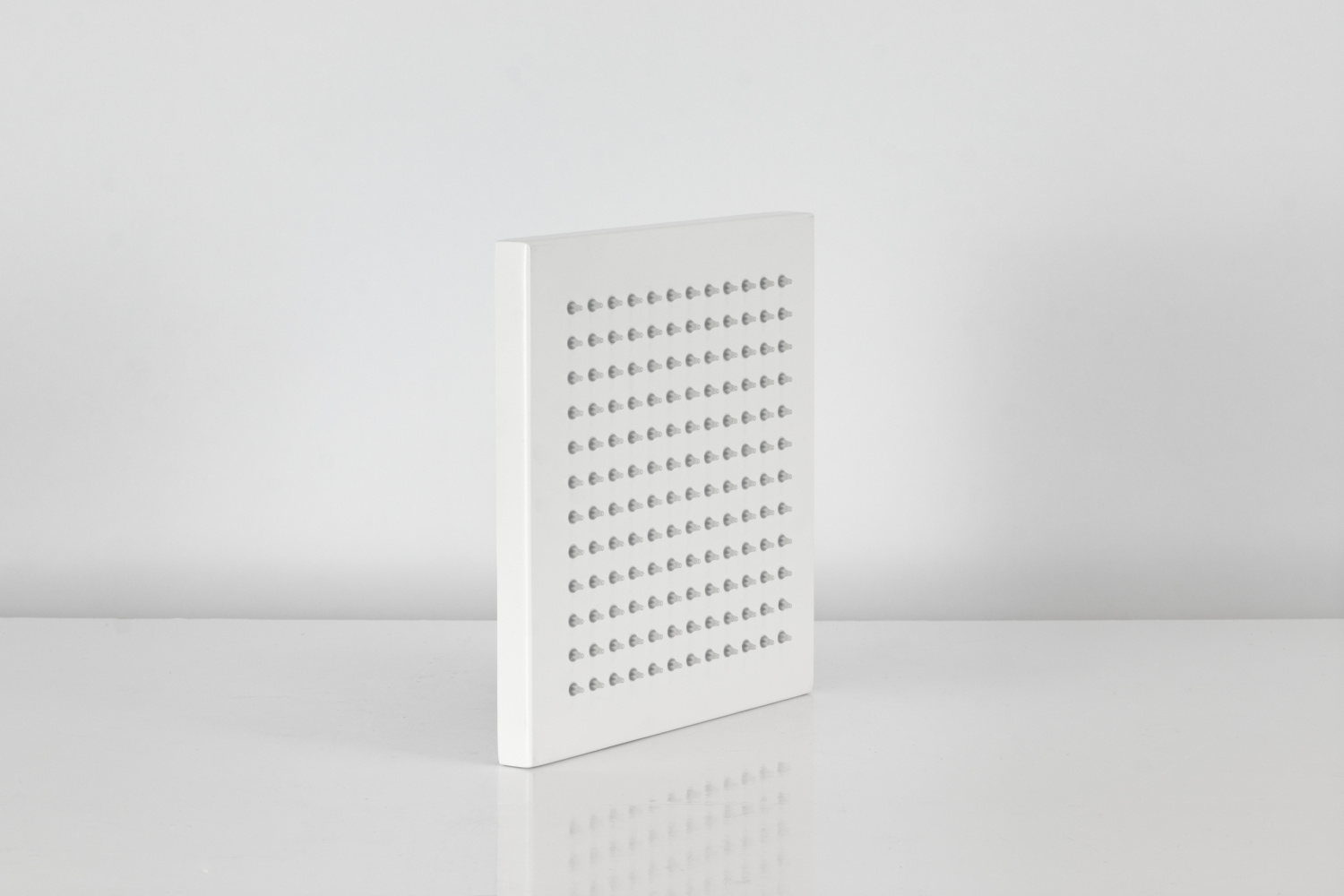 Remer Верхний душ 20x20 см, 1 режим, без кронштейна, цвет: bianco opaco 359SSBO