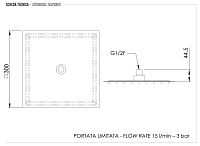 Remer Верхний душ 30x30 см, 1 режим, без кронштейна, цвет: nero opaco 357UFS30NOX
