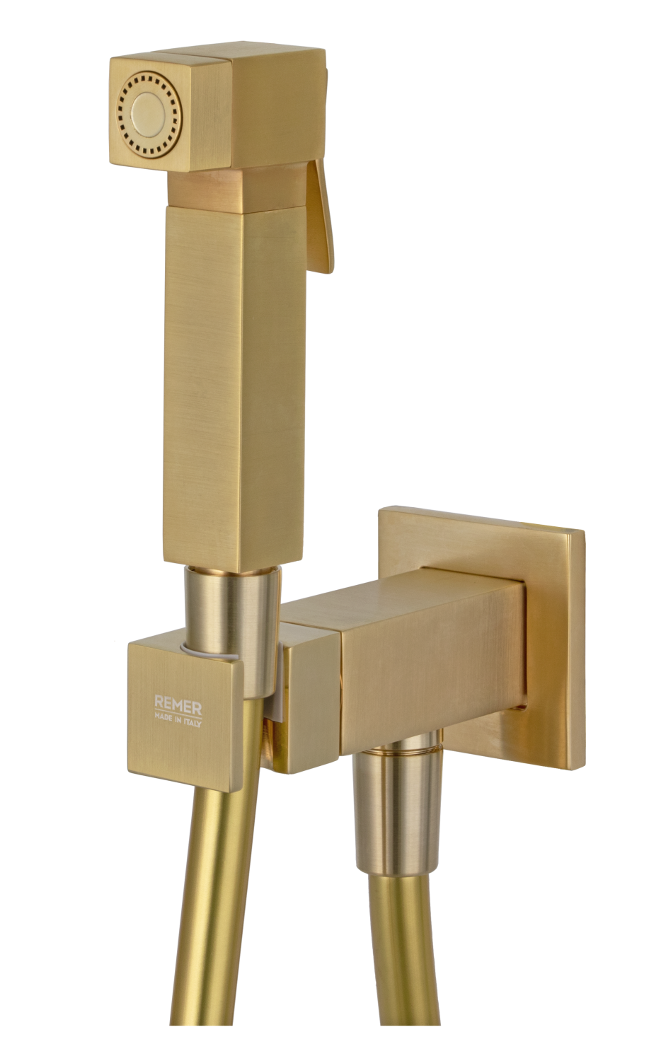 Remer Absolute Гигиенический душ, прогрессивный смеситель, встраиваемая часть, цвет: oro spazzolato Q64BG