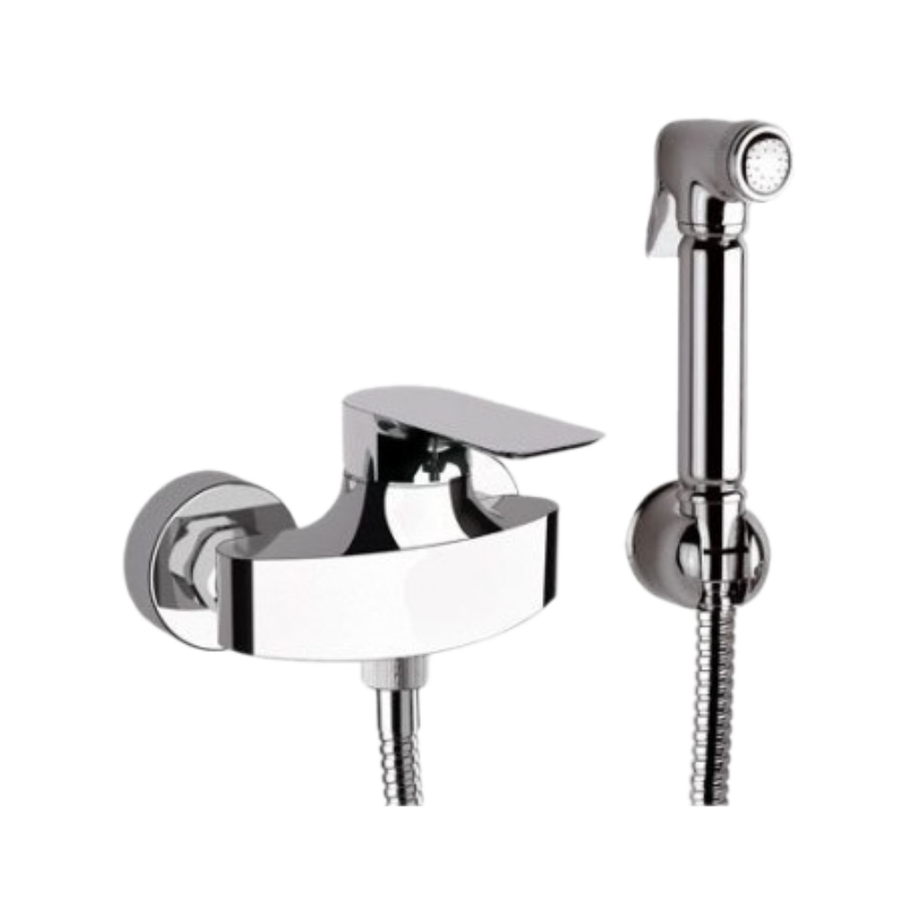 Remer Infinity Гигиенический душ со смесителем, держатель, шланг 120 см, цвет: cromo iC31REL