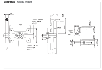 Remer X Style Inox Гигиенический душ со смесителем, с встраиваемой частью, цвет: inox spazzolato SSX60P