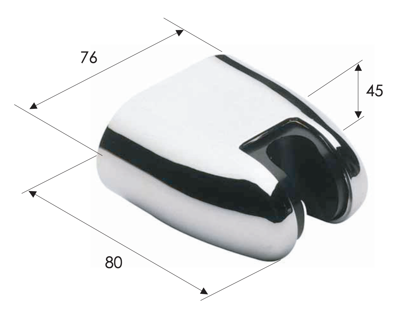 Remer Держатель ручного душа, цвет: cromo 339