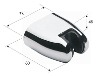 Remer Держатель ручного душа, цвет: cromo 339