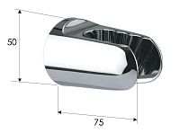 Remer Держатель ручного душа в 3 положениях, цвет: cromo 339R3