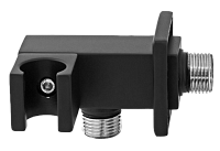 Remer Шланговое подключение с поворотным держателем душа, цвет: nero opaco 337SNO