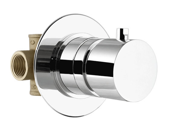 Remer X Style Переключатель потоков на 2 выхода, с внутренней частью, цвет: cromo X92DEV