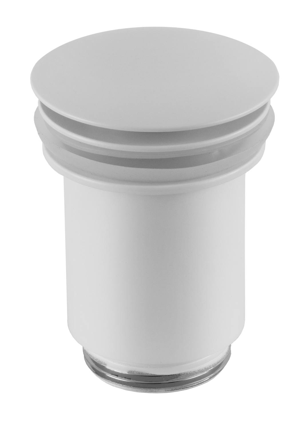 Remer Донный клапан click-clack без перелива, цвет: bianco opaco 904CC114BO