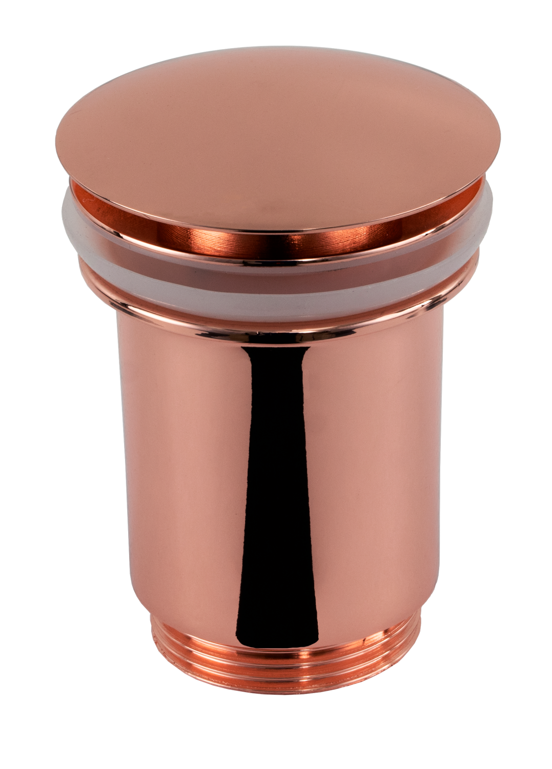 Remer Донный клапан click-clack без перелива, цвет: rame lucido 904CC114RL