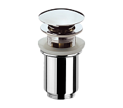 Remer Донный клапан click-clack с переливом, цвет: cromo 905CC114