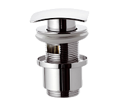 Remer Донный клапан click-clack с переливом, цвет: cromo 905SCC2114