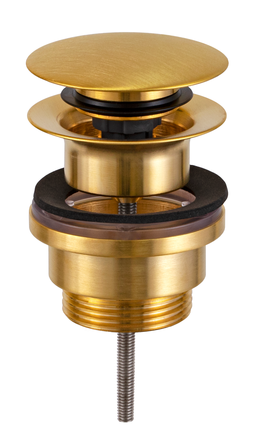 Remer Донный клапан click-clack универсальный, цвет: oro spazzolato 905CCR114BG