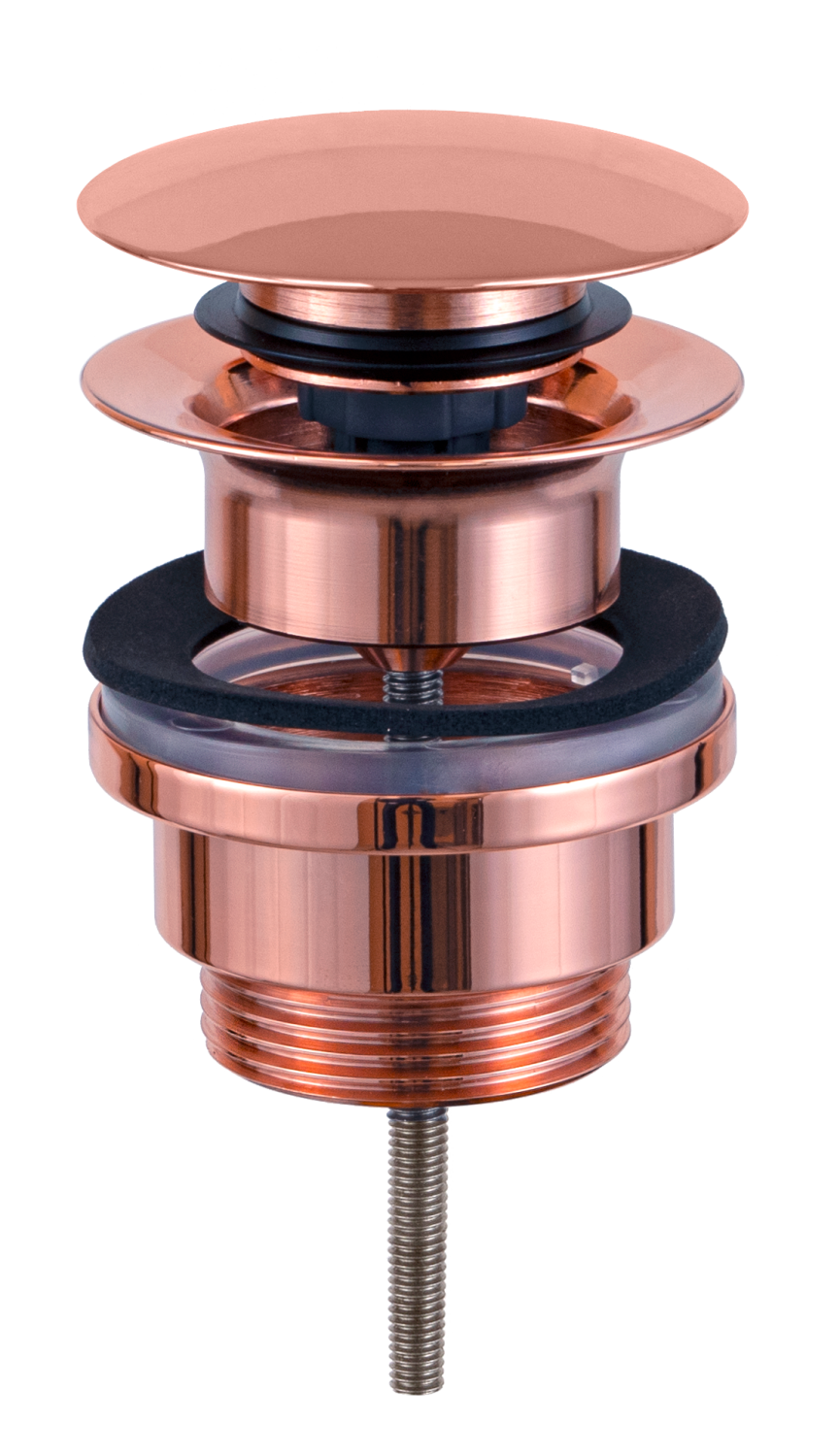 Remer Донный клапан click-clack универсальный, цвет: rame lucido 905CCR114RL