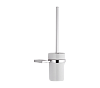 Remer Flat Ершик для унитаза подвесной, с керамической колбой, цвет: cromo FT66CR