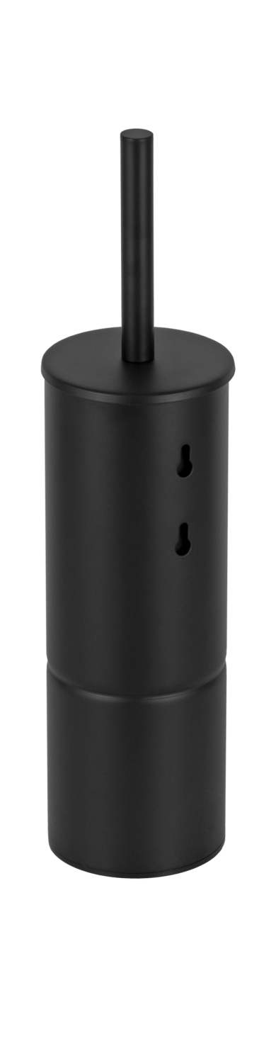 Remer Ершик для унитаза подвесной/напольный, с латунной колбой, цвет: nero opaco RB465NO