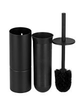 Remer Ершик для унитаза подвесной/напольный, с латунной колбой, цвет: nero opaco RB465NO