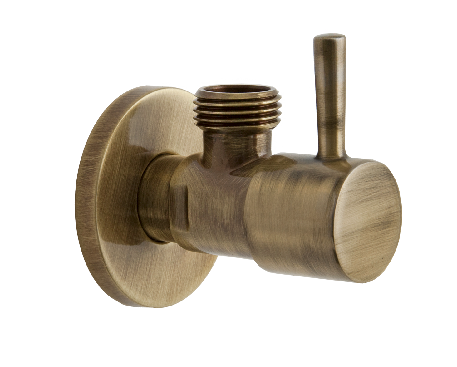 Remer Запорный вентиль 1/2*1/2, цвет: vecchio ottone 128L1212VO