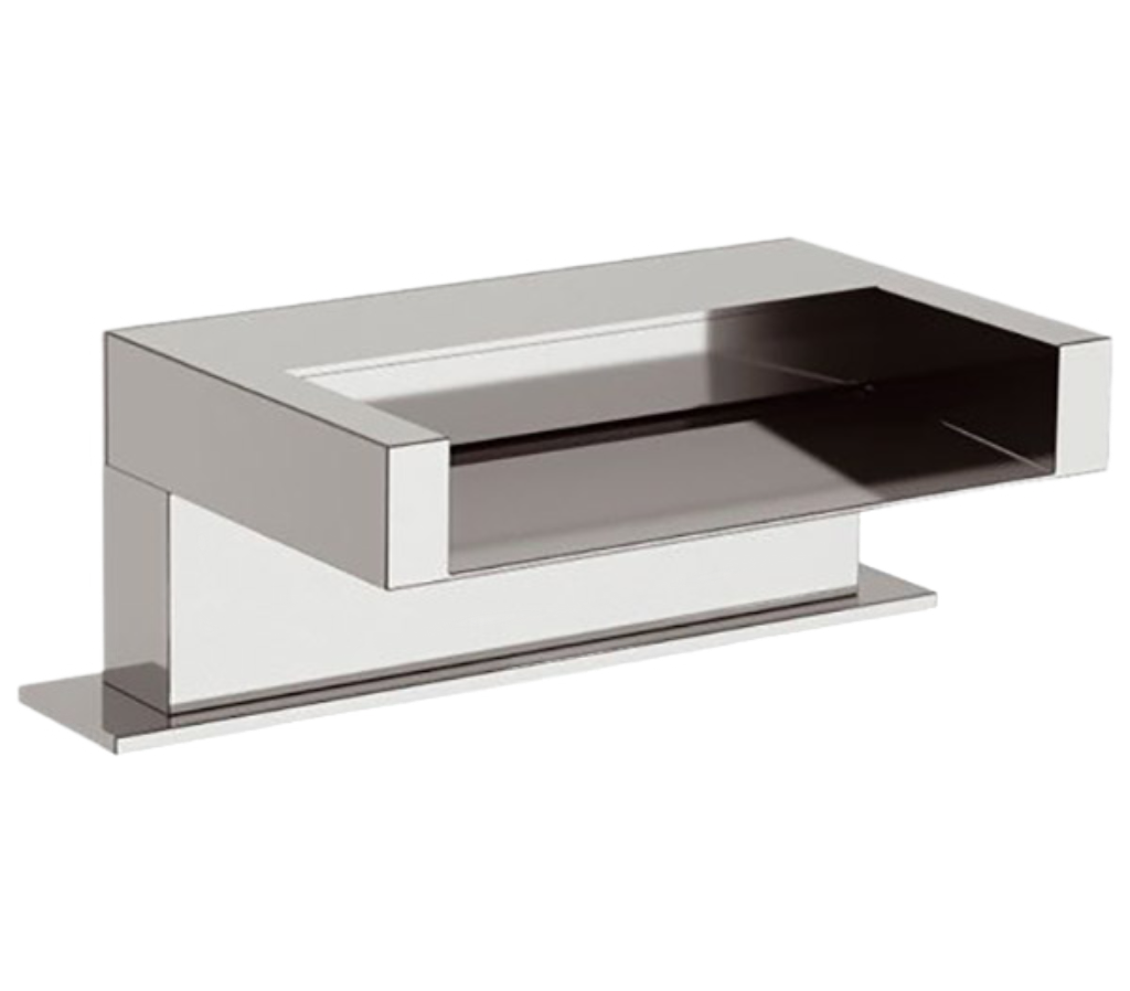 Remer Qubika Cascata Излив на борт ванны каскакдный 11,8 см, цвет: cromo 91ZCA