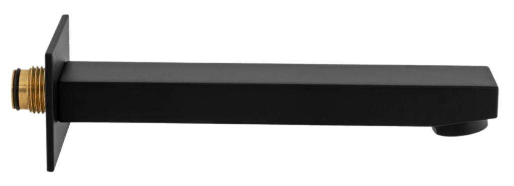 Remer Qubika Излив настенный 18 см, цвет: nero opaco 91QNO