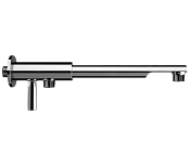 Remer Кронштейн настенный 31 см с выходом для шланга, цвет: cromo N348ND30