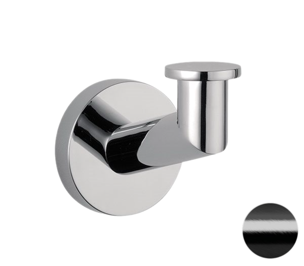 Remer Guest Крючок, цвет: cromo nero spazzolato GS50CFP