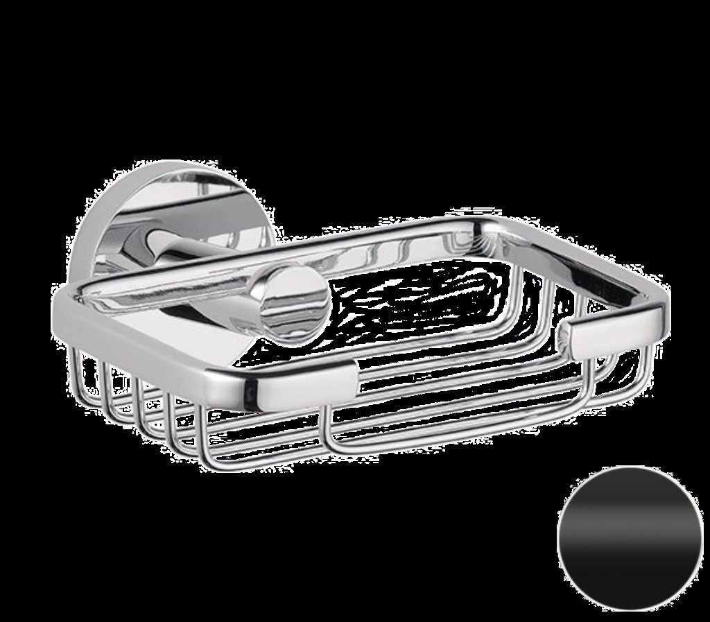 Remer Guest Мыльница-решетка, подвесная, цвет: nero opaco GS11NO