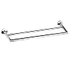 Remer Guest Полотенцедержатель двойной 64 см, подвесной, латунь, цвет: cromo GS33CR