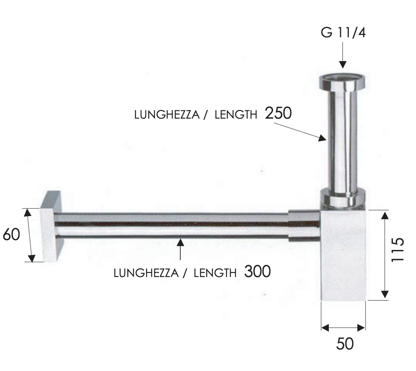 Remer Сифон для раковины, цвет: cromo 960114
